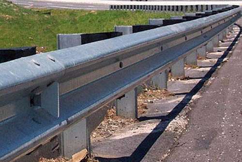 W-Beam Crash Barrier